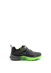 Skechers Boys Razor Grip Memory Foam Trainers, Charcoal
