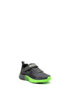 Skechers Boys Razor Grip Memory Foam Trainers, Charcoal