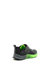 Skechers Boys Razor Grip Memory Foam Trainers, Charcoal