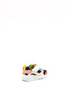 Skechers Girls LA Street Velcro Strap Trainers, Black Multi