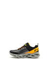 Skechers Boys S-Lights Velcro Strap Trainers, Black