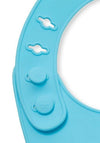 Skip Hop Dog Fold and Go Silicone Bib, Blue