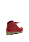 Jose Saenz Soft Leather Lace Up Ankle Boot, Red