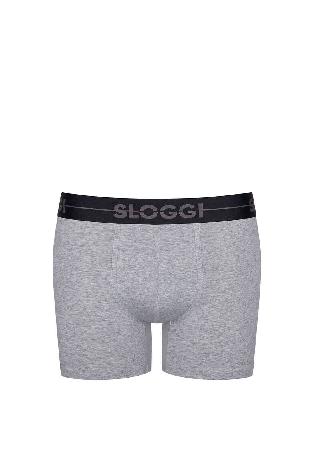 Sloggi Mens Go 3 Pack Short Boxers, Grey