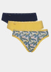 Sloggi 24/7 Weekend Three Pack Tai Briefs, Multi