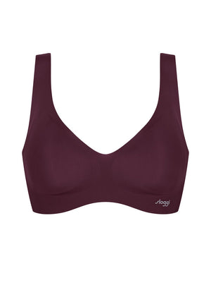 Sloggi Zero Feel Padded Bralette, Claret