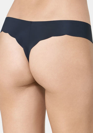 Sloggi Zero Microfibre Hipstring Thong, Black