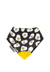 Smiley Eileeys Fried Egg Print Teething Bib