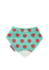 Smiley Eileeys Strawberry Print Teething Bib