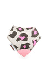 Smiley Eileeys Leopard Print Teething Bib