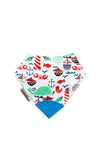 Smiley Eileeys Nautical Print Teething Bib