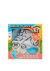 Smiley Eileeys Teething Kit, Blue