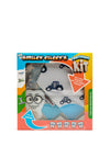 Smiley Eileeys Tractor Teething Kit, Blue
