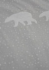 Catherine Lansfield Reversible Snuggle Polar Bears Duvet Set, Stone