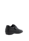 Softmode Eleanor Velcro Strap Comfort Shoes, Black