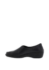 Softmode Emily Croc Panel Slip on Comfort Shoes, Black