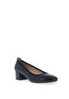 Softmode Hazel Leather Patent Block Heel Shoes, Navy