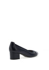Softmode Hazel Leather Patent Block Heel Shoes, Navy