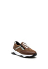 Softmode Abbey Leather Mix Chunky Sole Trainer, Brown Multi
