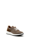 Softmode Ronnie Leopard Trim Trainers, Grey