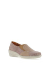 Softmode Emily Patterned Slip on Comfort Shoes, Taupe