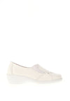 Softmode Emily Croc Slip on Comfort Shoe, White
