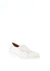 Softmode Emily Croc Slip on Comfort Shoe, White