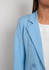 The Sofia Collection Long Blazer, Baby Blue