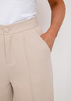 The Sofia Collection Wide Leg Trousers, Beige