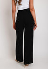 The Sofia Collection Wide Leg Trousers, Black