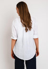 The Serafina Collection One Size Tunic Top, White