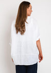 The Serafina Collection One Size Tunic Top, White