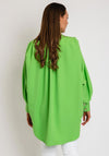 The Serafina Collection One Size High Neck Batwing Shirt, Green