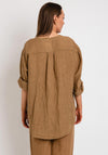 The Serafina Collection One Size Tunic Top, Taupe
