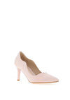 Sorento Lyrath Shimmer Pointed Toe Court Shoes, Pink