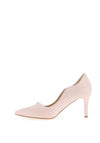 Sorento Lyrath Shimmer Pointed Toe Court Shoes, Pink