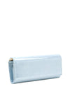 Sorento Sandbrook Shine Clutch Bag, Blue Shine