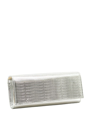Sorento Screebe Clutch Bag, Silver