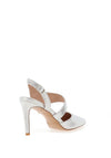 Sorento Castlemarty Sling Back Pointed Toe Heel Shoe, Crystal Shine