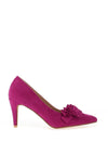 Sorento Westerham Pointed Toe Court Shoes, Pink