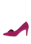 Sorento Westerham Pointed Toe Court Shoes, Pink