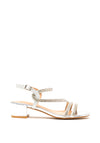 Sorento Killruddey Diamante Block Heel Sandals, Silver