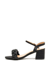 Sorento Longueville Block Heel Sandals, Black