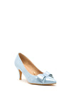 Sorento Sandbrook Bow Pointed Toe Court Shoes, Blue