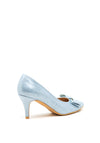 Sorento Sandbrook Bow Pointed Toe Court Shoes, Blue