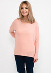Soyaconcept Oversize Fine Knit Sweater, Peach Pink
