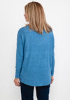 Soyaconcept Oversize Fine Knit Sweater, Azure Blue