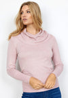 Soyaconcept Dollie Cowl Neck Sweater, Pink