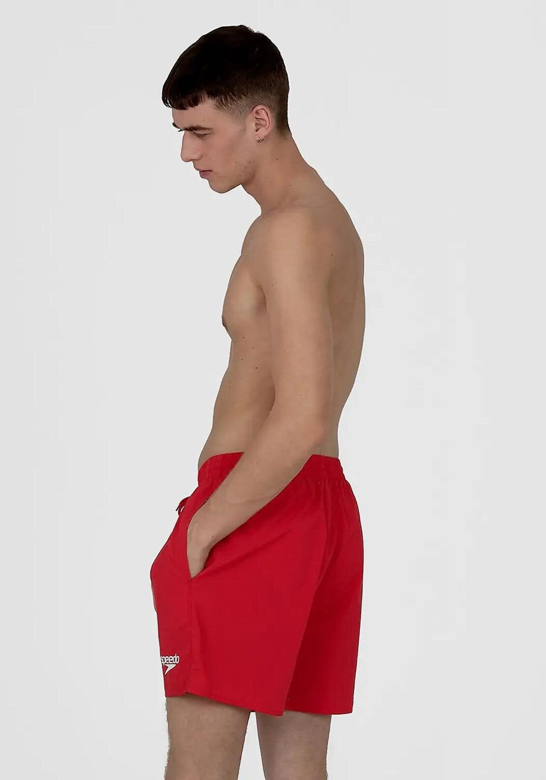 Speedo Essentials 16” Swim Shorts, Red