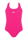 Speedo Girls Essentials Endurance Swimsuit, Pink
